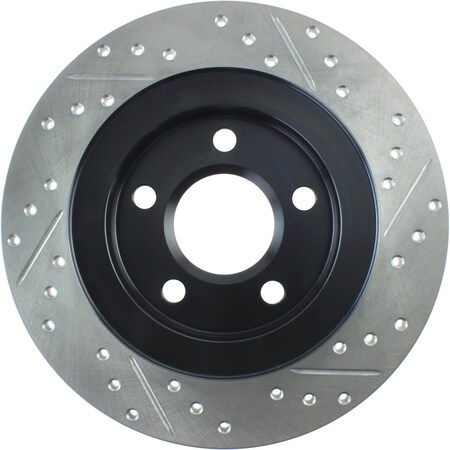 Centric StopTech Sport Drilled/Slotted Brake Rotor; Rear Right, StopTech 127.62064R